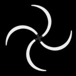 A pair of practice buugeng White-Black